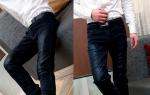 Мужские кожаные штаны снова в моде Как носить кожаные штаны