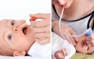 Чем лучше всего промыть нос ребенку в домашних условиях?